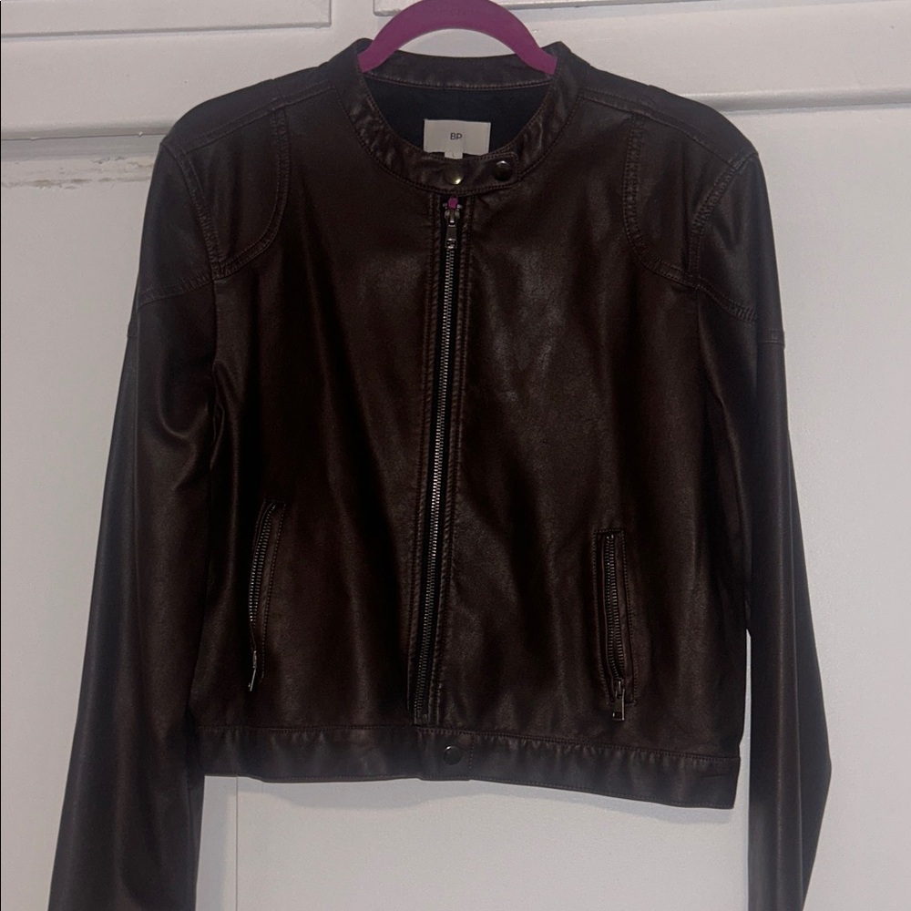 BP Dark Brown Leather Jacket